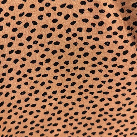 Saint Tropez Women’s Dot Dress V-neck 3/4 Sleeves Midi Tier Dress Size M - Picture 4 of 6